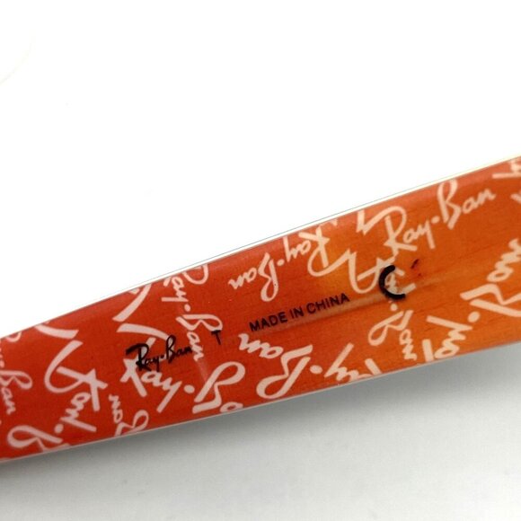 Ray Ban RB 2168F Year 2000's Black Frame Logo Inside Prescription Lenses - Picture 5 of 16